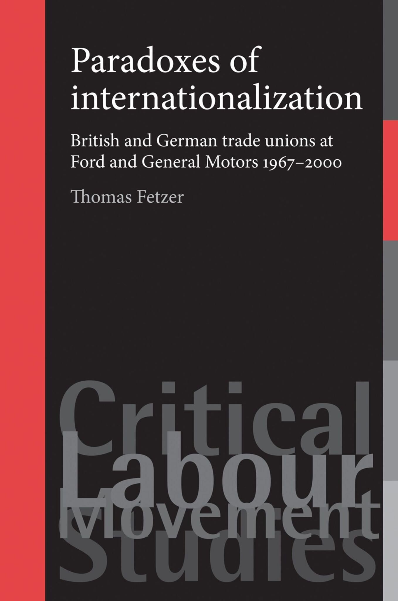 Cover image for Paradoxes of internationalization ISBN 9780719080975